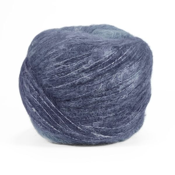 Пряжа Cashsilk Cotton Degrade/Кашсілк Коттон Деграде, синій 13, Laines du Nord 3947 фото