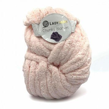 Пряжа Chunky Blanket/Чанкі Бланкет, рожева пудра SL1007, Lady Yarn 5221 фото