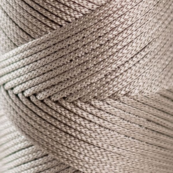 Пряжа Macrame №4/Макраме №4, тауп 2002/40, Hobbi Trend 5521 фото