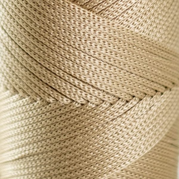 Пряжа Macrame №4/Макраме №4, античне золото 2002/41, Hobbi Trend 5522 фото