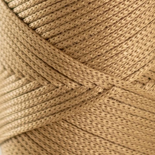 Пряжа Macrame №4/Макраме №4, світло-коричневий 2002/44, Hobbi Trend 5523 фото