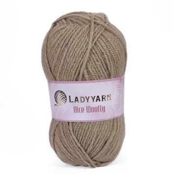 Пряжа Nice Woolly/Найс Вулл, кемел NW005, Lady Yarn 2475 фото