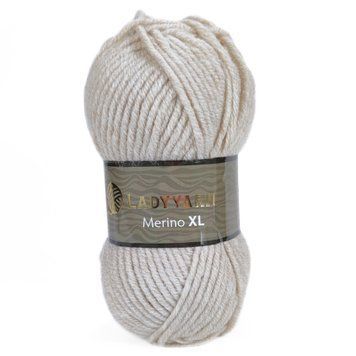 Пряжа Merino XL/Меріно ХЛ, мушля NW003, Lady Yarn 2496 фото