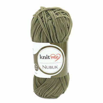 Пряжа Nubuk/Нубук, хакі 1497, Knit Me Knit Me фото