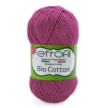 Пряжа Bio Cotton/Біо Котон, малиновий 10505, Etrofil Etrofil фото