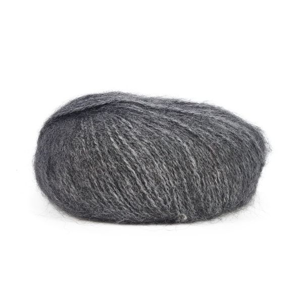 Пряжа Dolce Mohair/Дольче Мохер, темно-сірий 702, Mondial 4156 фото