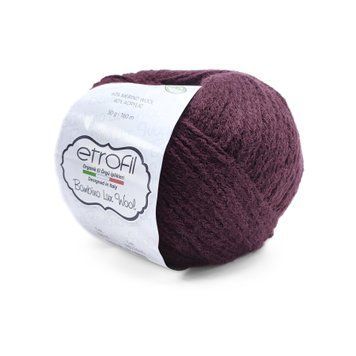 Пряжа Bambino Lux Wool/Бамбіно Люкс Вул, бордовий 70317, Etrofil 259 фото