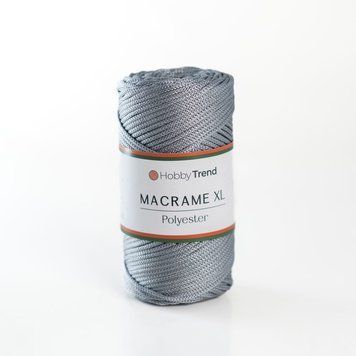 Пряжа Macrame XL/Макраме XL, світло-сірий 2003/61, Hobbi Trend 5577 фото