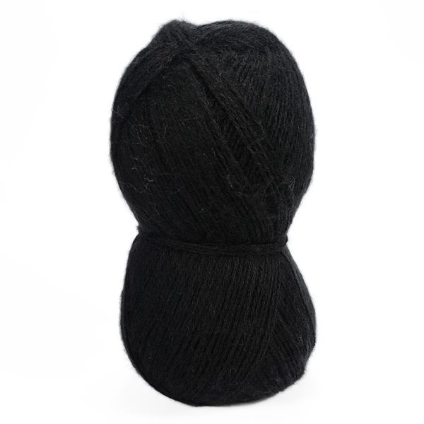 Пряжа Angora Love/Ангора Лав, чорний HN015, Lady Yarn 2502 фото