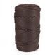 Пряжа Macrame Xl/Макраме ХЛ, темно-коричневий B-314, Popyarn Popyarn фото 2