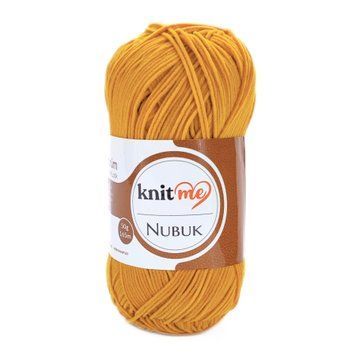 Пряжа Nubuk/Нубук, гірчичний 6379, Knit Me Knit Me фото