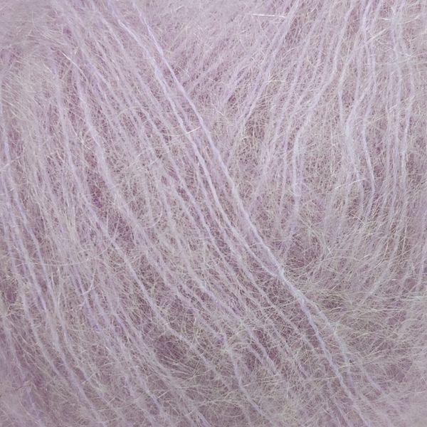 Пряжа Mohair Royal/Мохер Роял, ніжно-бузковий 9369, Lana Gatto 1622 фото