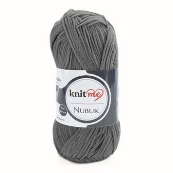 Пряжа Nubuk/Нубук, сірий 733, Knit Me Knit Me фото