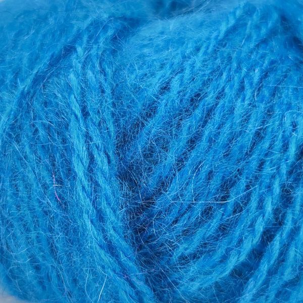 Пряжа Dolce Mohair/Дольче Мохер, темно-блакитний 747, Mondial 4160 фото