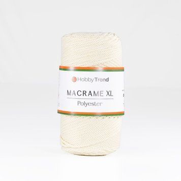 Пряжа Macrame XL/Макраме XL, ванільний 2003/17, Hobbi Trend 5585 фото