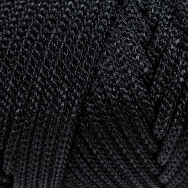 Пряжа Macrame Xl/Макраме ХЛ, чорний B-581, Popyarn Popyarn фото