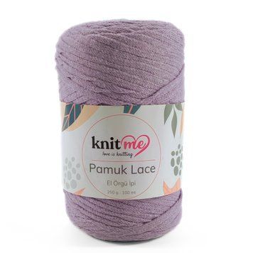 Пряжа Pamuk Lace/Памук Лейс, бузковий 6023, Knit Me Knit Me фото