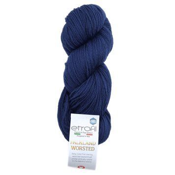 Пряжа Falkland Worsted/Фолкленд Ворстед, темно-синій Pacific 75113, Etrofil 42 фото