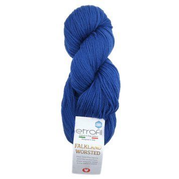 Пряжа Falkland Worsted/Фолкленд Ворстед, синій Lapis 75112, Etrofil 43 фото