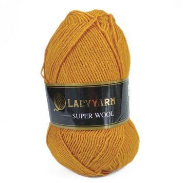 Пряжа Super Wool/Супер Вул, медовий NW012, Lady Yarn 2433 фото