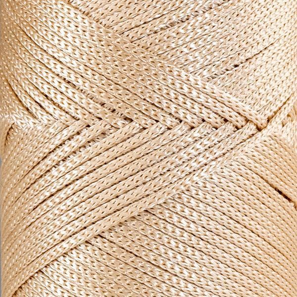 Пряжа Macrame №4/Макраме №4, бежева пудра 2002/31, Hobbi Trend 5537 фото