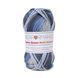 Пряжа Cotton Queen Multi Jacquard/Коттон Квін мульті жакард, світло сірий-сірий-блакитний мультіколор 10488, Performance 3554 фото 1