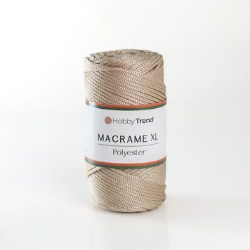 Пряжа Macrame XL/Макраме XL, бежева пудра 2003/31, Hobbi Trend 5588 фото