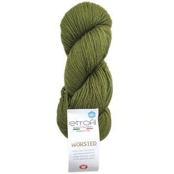 Пряжа Falkland Worsted/Фолкленд Ворстед, авокадо Avocado 74180, Etrofil 44 фото