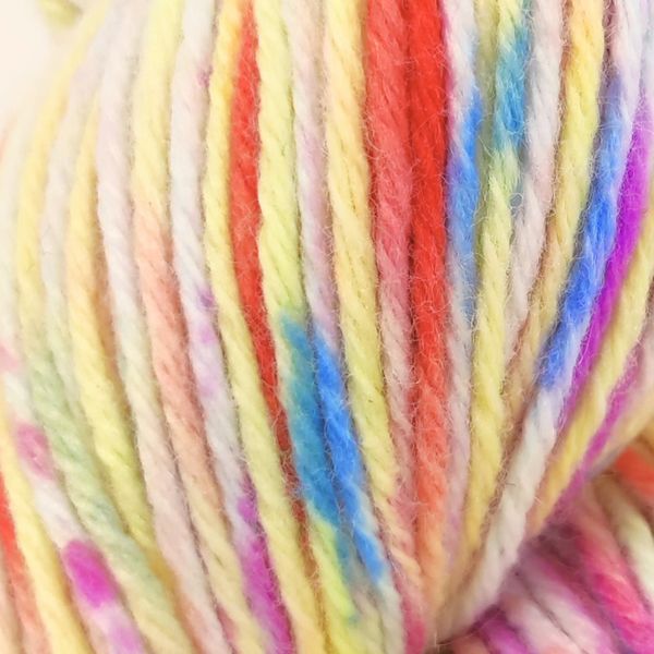 Пряжа Baby Cashmere/Бебі Кашемір, жовтий-рожевий-білий-блакитний ВС011, Etrofil 182 фото